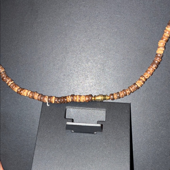 Handcrafted Giraffe Pendant Necklace - Brown and Yellow wool Necklace EUC - Picture 5 of 6